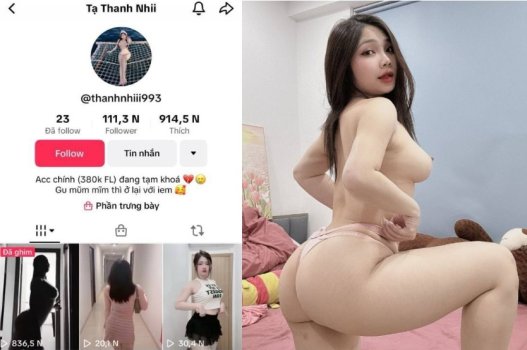 Phim sex em Tạ Thanh Nhi vú to nhún dẻo dai